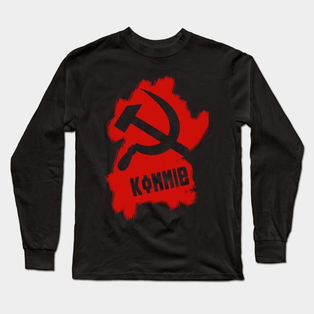 Kommie - Spray Paint Logo Long Sleeve T-Shirt by artpirate